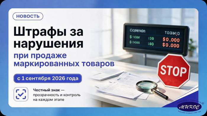 Штрафы за нарушения при продаже маркированных товаров