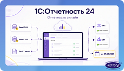«1С:Отчетность 24» — новое облачное приложение для подготовки и сдачи отчетности, бесплатное до 31.01.2027