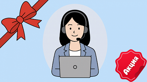 Телефонная линия консультаций по 1С в подарок!